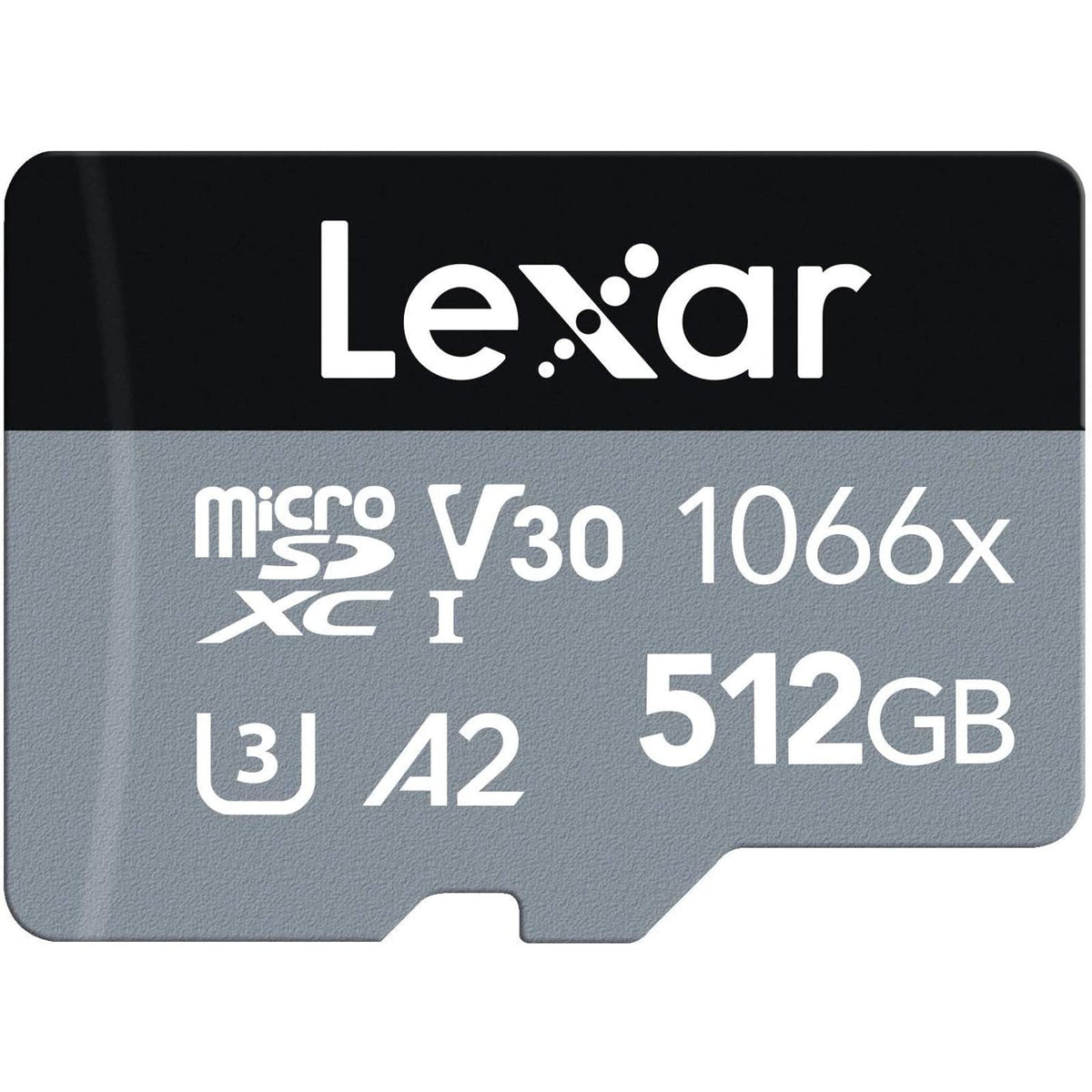 Lexar Professional 1066x microSDXC UHS-I Card w/SD Adapter Silver - 512GB