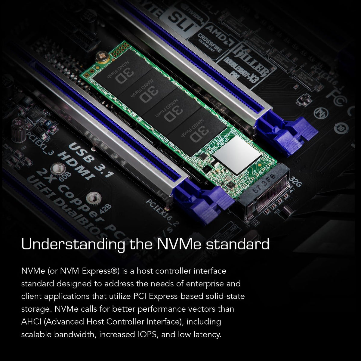 Transcend MTE110S M.2 2280 NVMe PCIe Gen3 x4 SSD