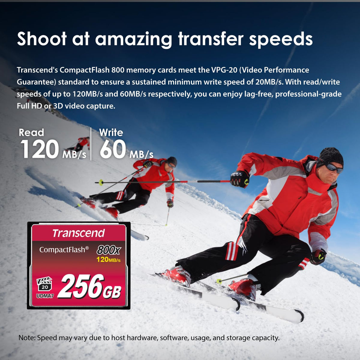 Transcend 800X Compact Flash Card