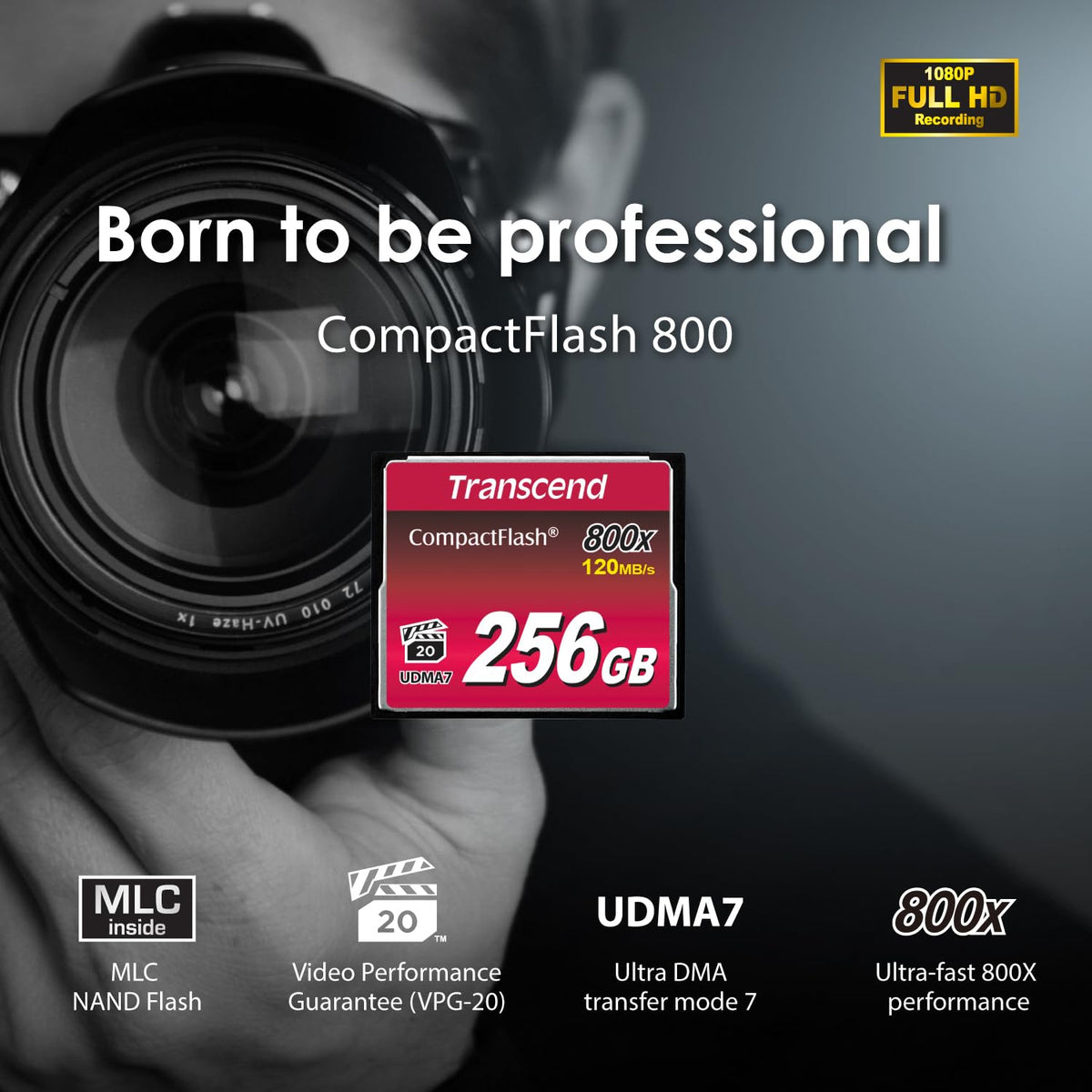 Transcend 800X Compact Flash Card
