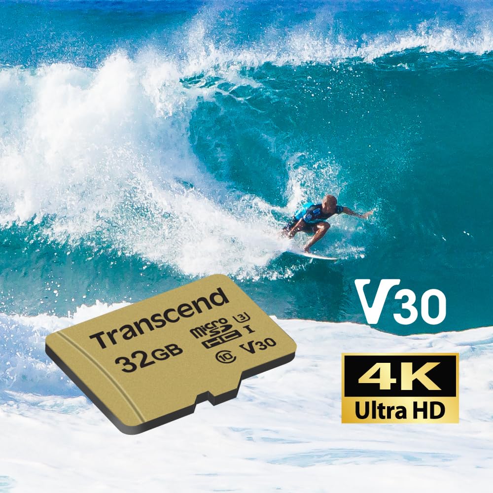 Transcend microSDHC 500S Memory Card UHS-I, MLC, with SD Adapter