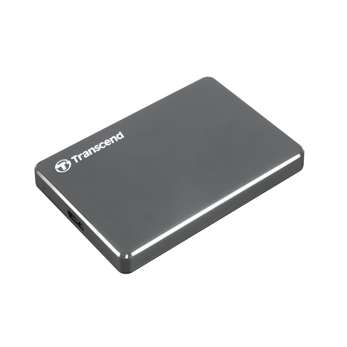 Transcend StoreJet 25C3 Slim Portable Hard Drive, USB 5Gbps - Type B / 1TB