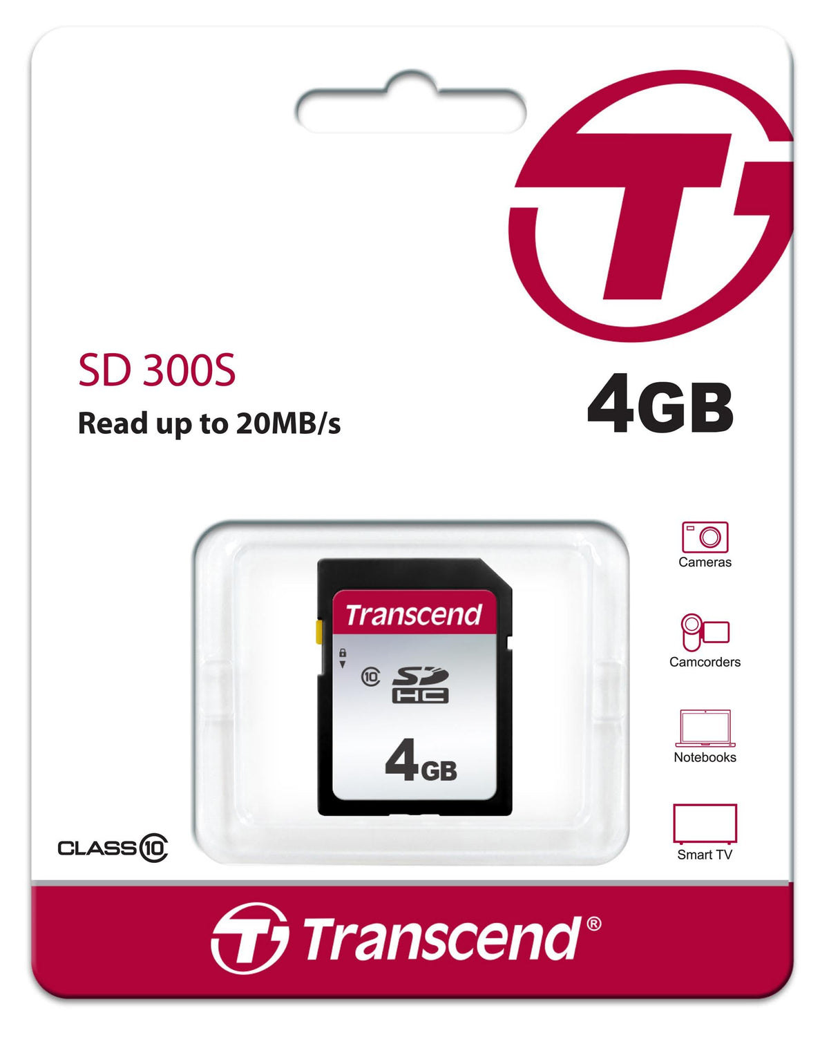 Transcend SDXC/SDHC 300S Memory Card UHS-I, 3D NAND