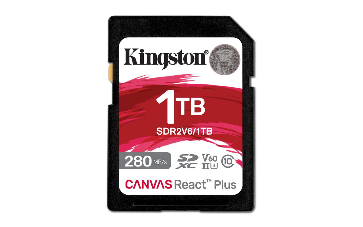 Kingston Canvas React Plus SD Card - 128GB