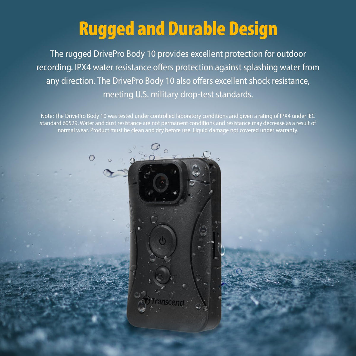 Transcend 64GB, DrivePro Body 10, Body Camera