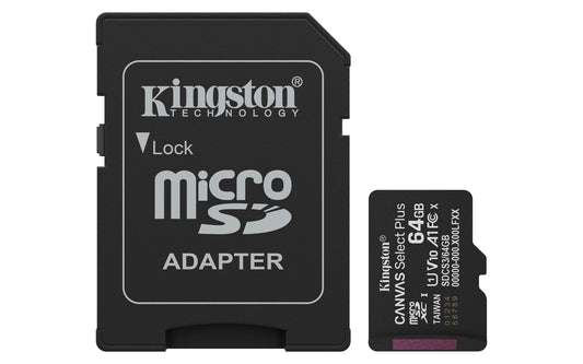 Kingston Canvas Select Plus microSD Card - 64GB