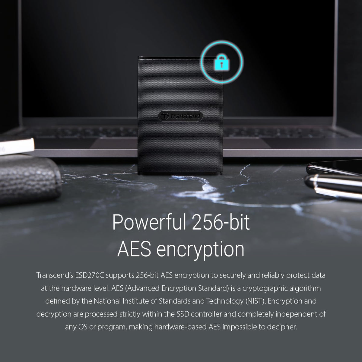 Transcend USB 3.1 Gen 2 USB Type-C Portable SSD