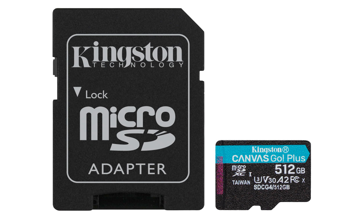 Kingston Canvas Go Plus microSD Card - 512GB