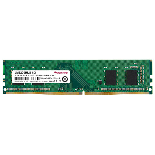 Transcend JetRam 8GB DDR4-3200 U-DIMM 1Rx16 CL22 1.2V