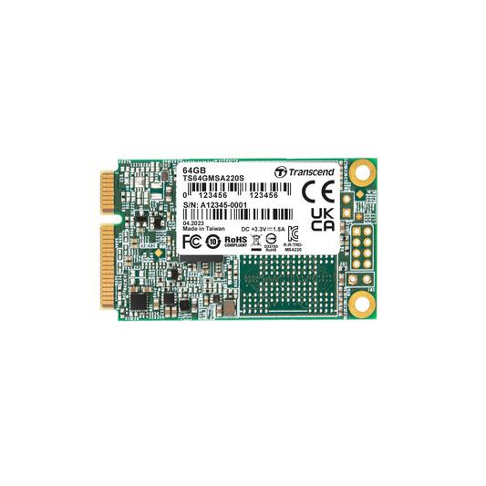 Transcend SSD mSATA 3D NAND - 64GB