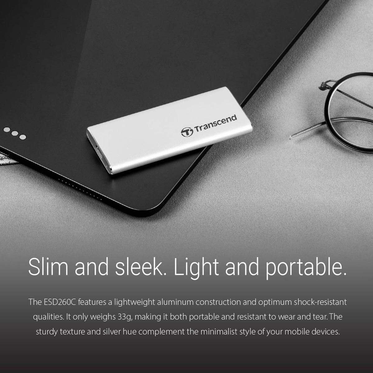 Transcend USB 3.2 Gen 2 Type-C Portable Solid-State Drive