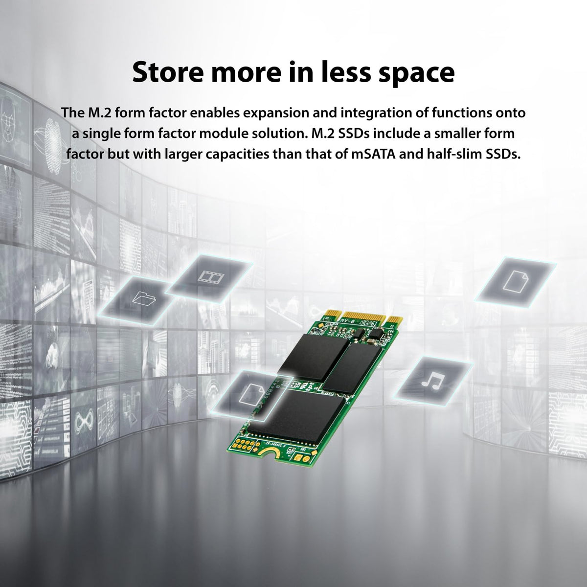 Transcend MTS430S M.2 2242 SATA III SSD with DRAM Cache