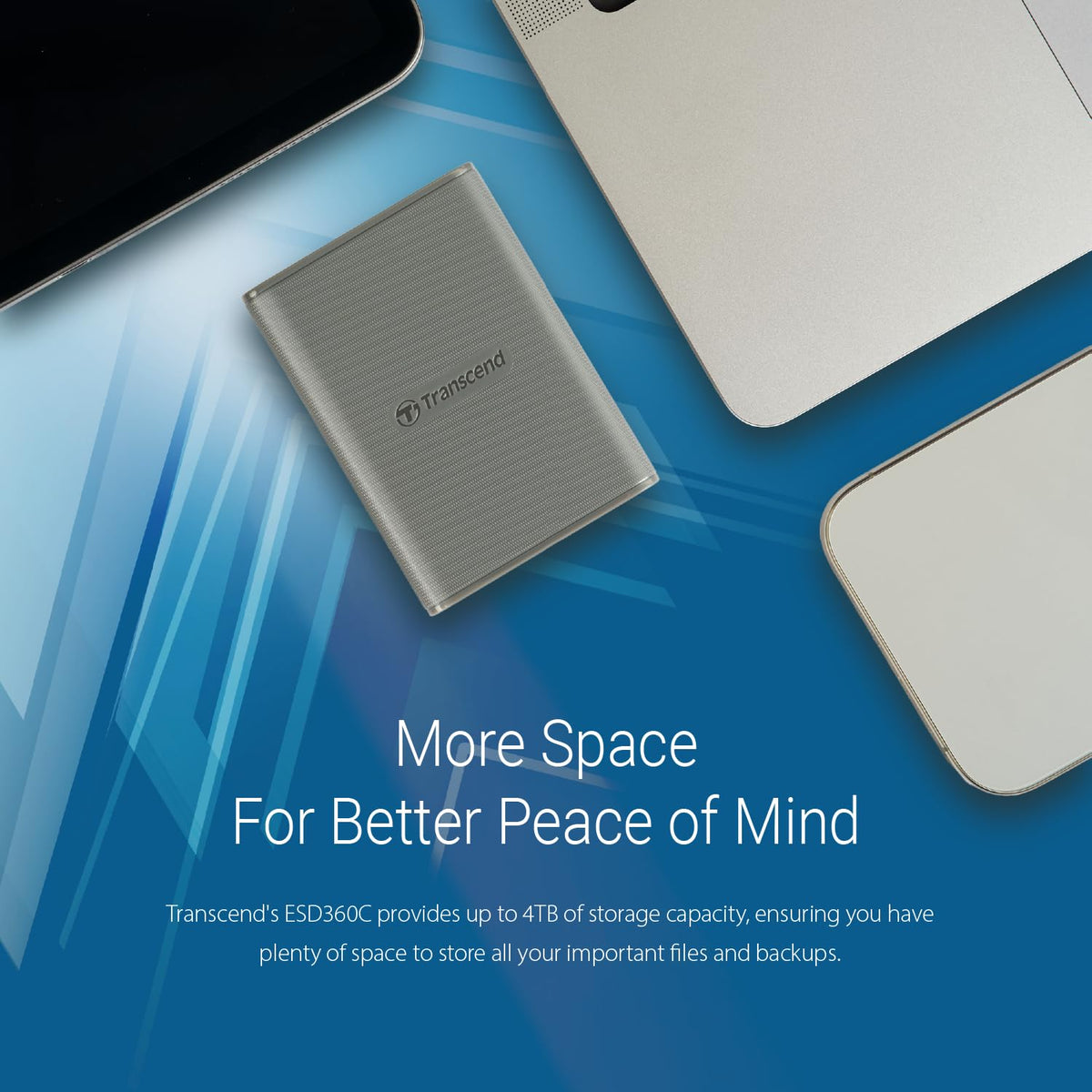 Transcend ESD360C Portable SSD, USB 20Gbps Type-C