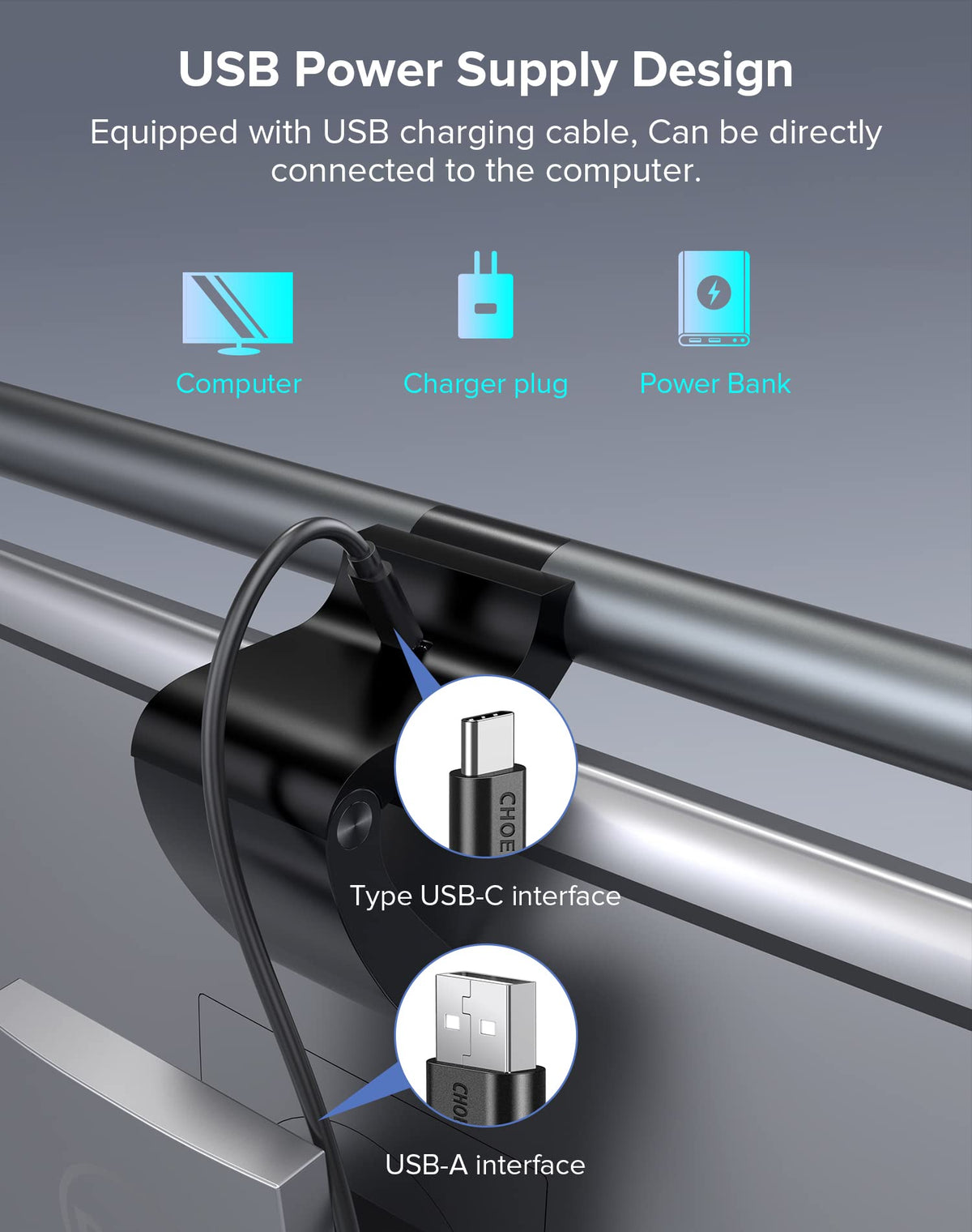 ELESENSE Monitor Light Bar E1129 with Wireless Remote