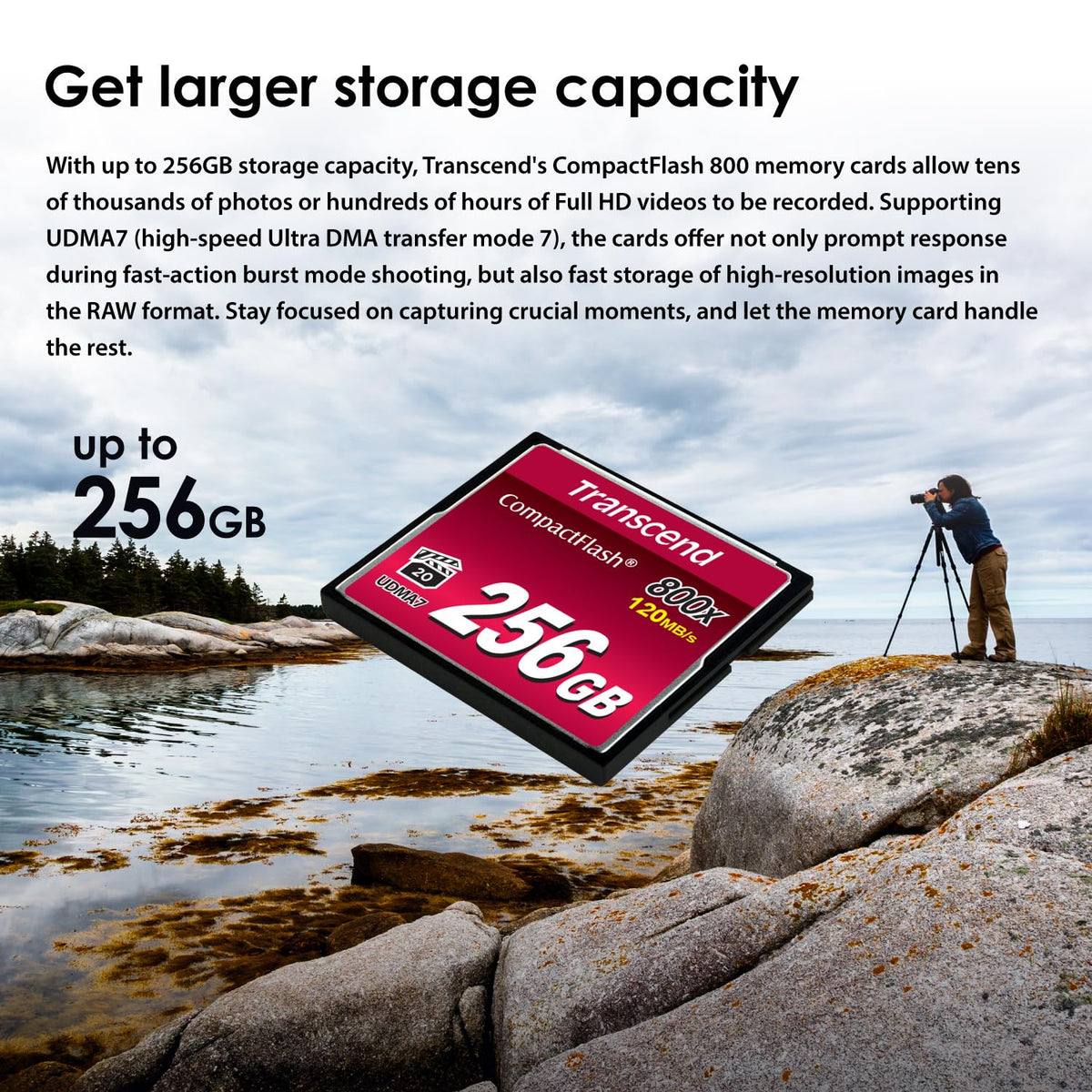 Transcend 800X Compact Flash Card
