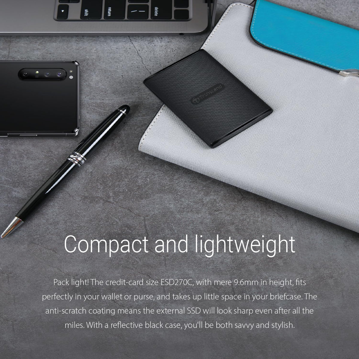 Transcend USB 3.1 Gen 2 USB Type-C Portable SSD