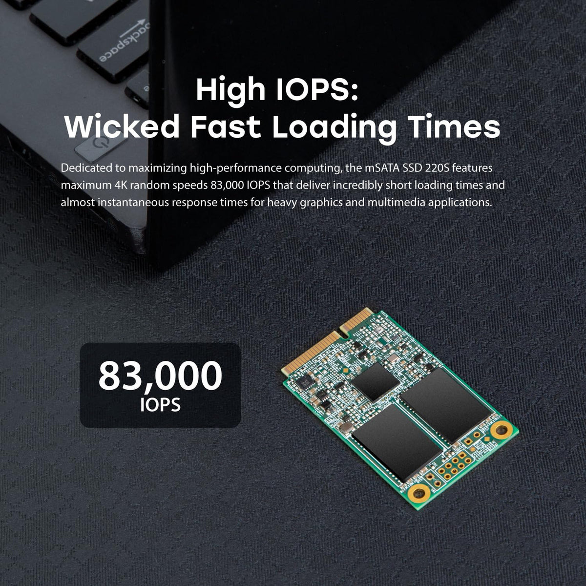 Transcend SSD mSATA 3D NAND