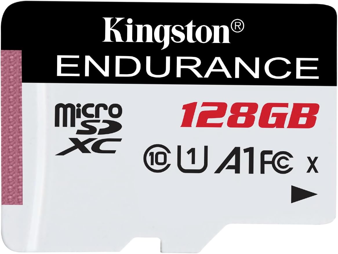 Kingston High Endurance 32GB MicroSD SDHC Flash Memory Card - 128GB