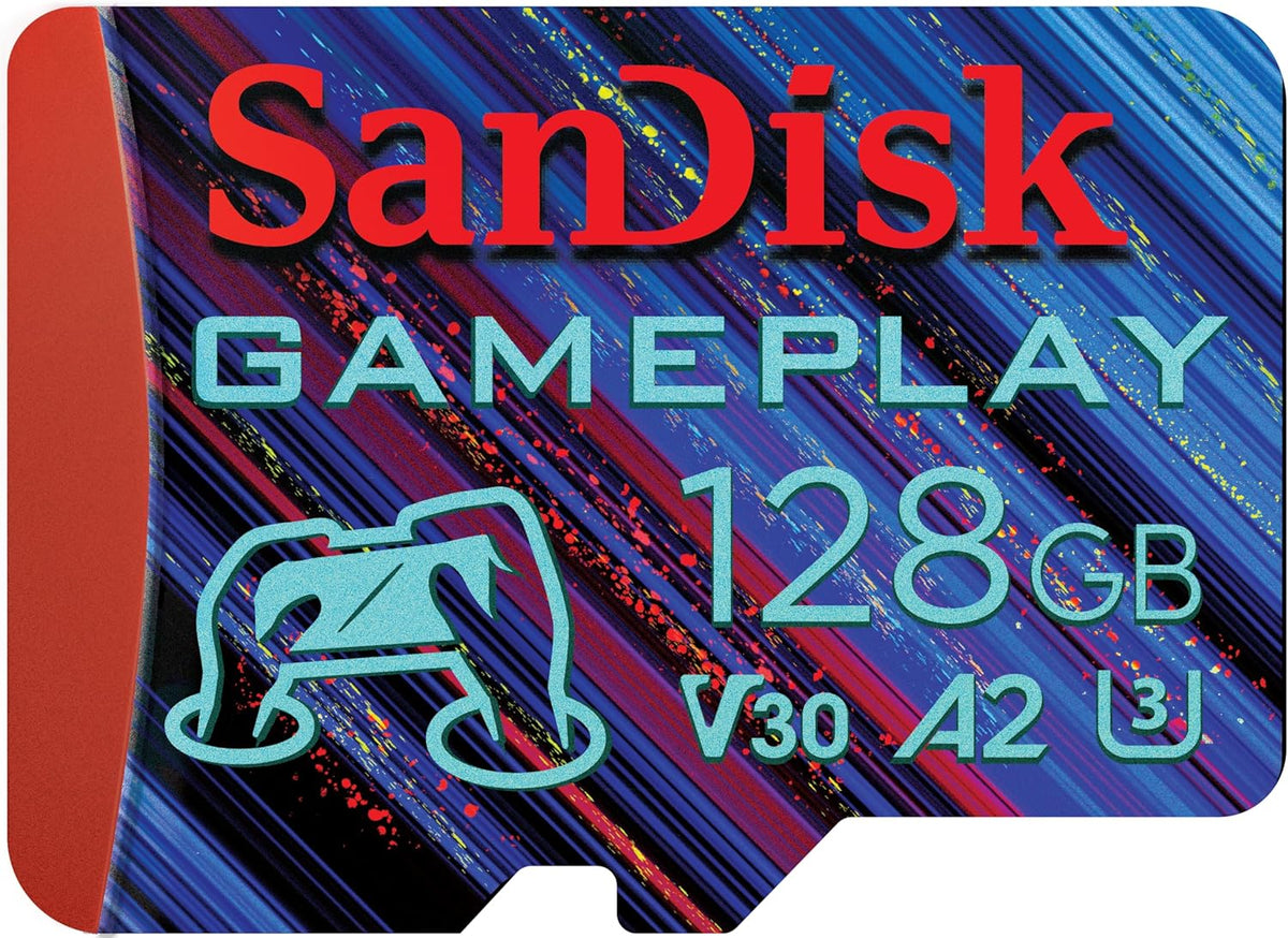 SanDisk GamePlay microSD Card for Handheld Gaming - 128GB