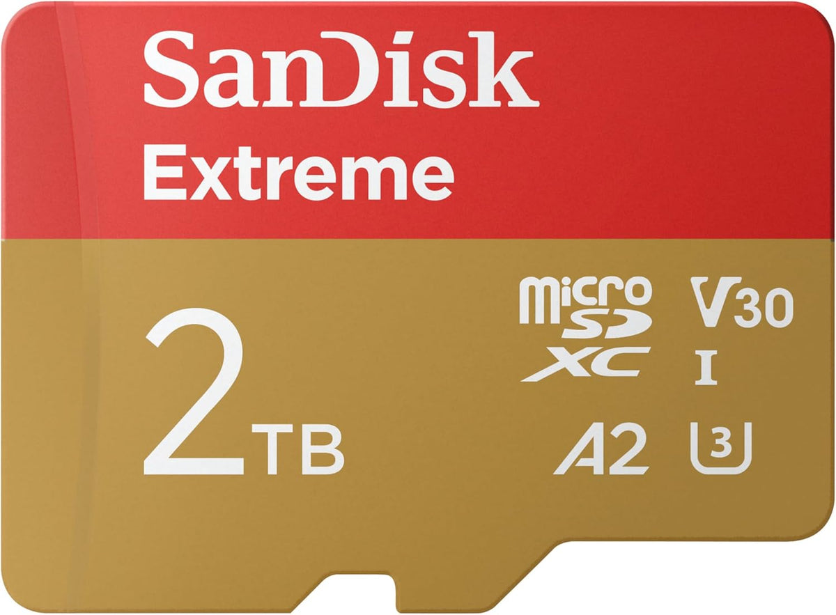 SanDisk Extreme microSDXC UHS-I Memory Card with Adapter - 2TB