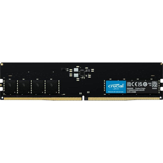 Crucial RAM DDR5 4800MHz CL40 Desktop Memory CT-48C40U5 - 16GB (CT16G48C40U5)