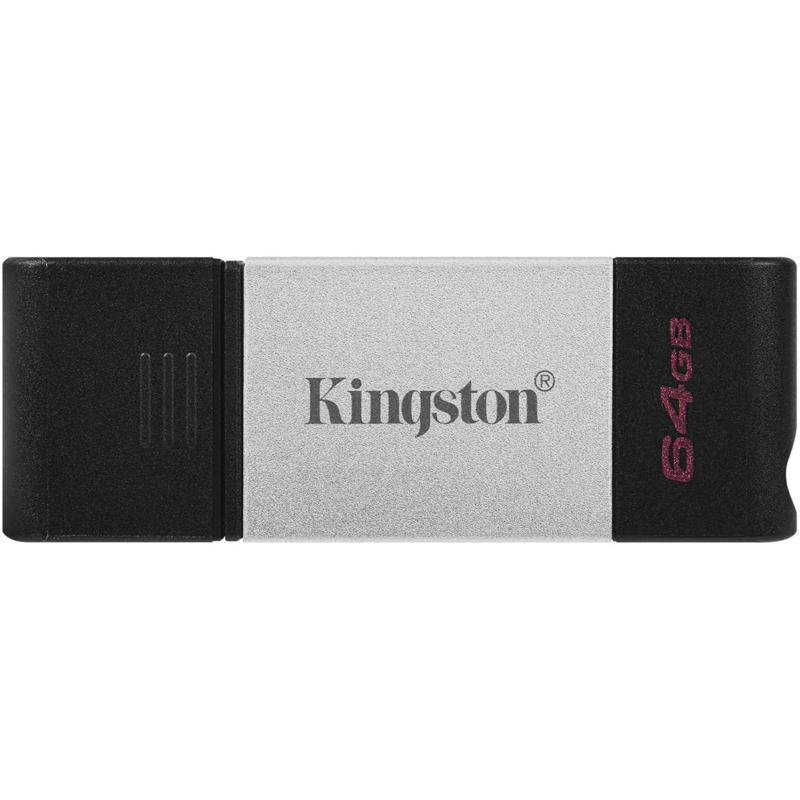 Kingston DataTraveler 80 USB Type-C Flash Drive Metal - 64GB (KIN-DT80/64GB-S)