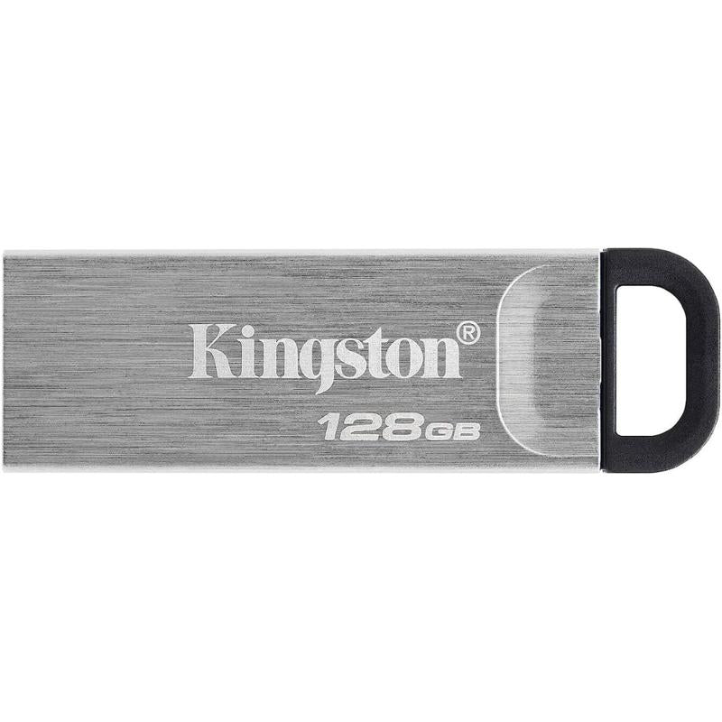 Kingston DataTraveler Kyson USB 3.2 Metal Flash Drive - 128GB (KIN-DTKN/128GB-S)