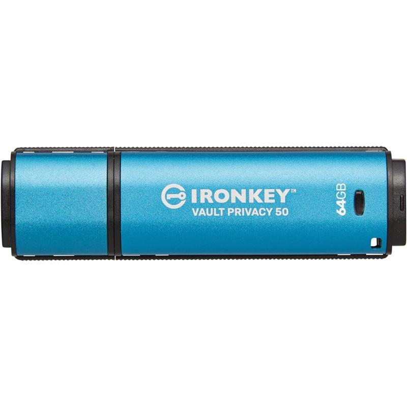 Kingston IronKey Vault Privacy 50 Encrypted USB - 64GB (KIN-IKVP50/64GB-S)