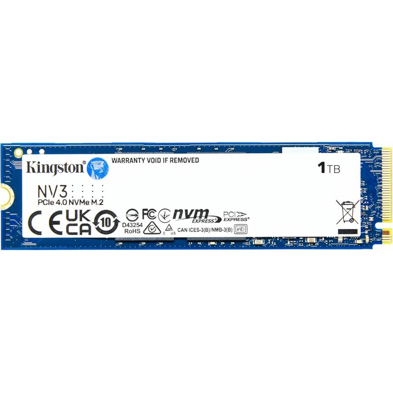Kingston NV3 M.2 2280 NVMe SSD PCIe 4.0 Gen 4x4 - 1TB (KIN-SNV3S/1000G-L)