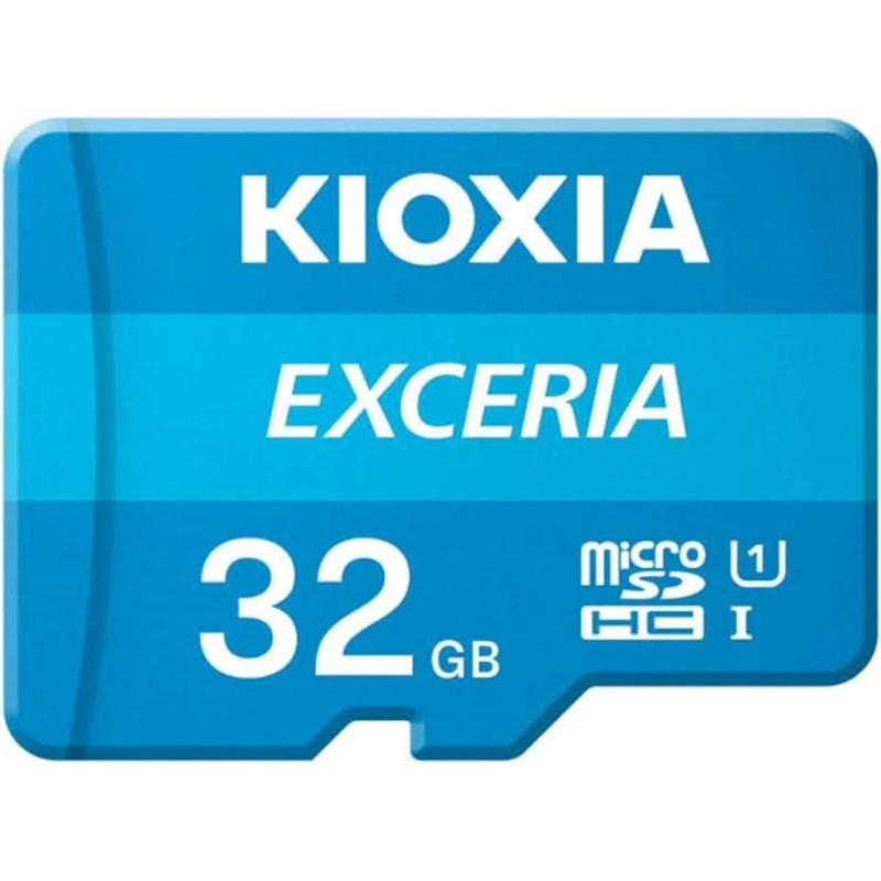 Kioxia microSD Exceria Flash Memory Card U1 R100 C10 Full HD - 32GB (LMEX1L032GG4)