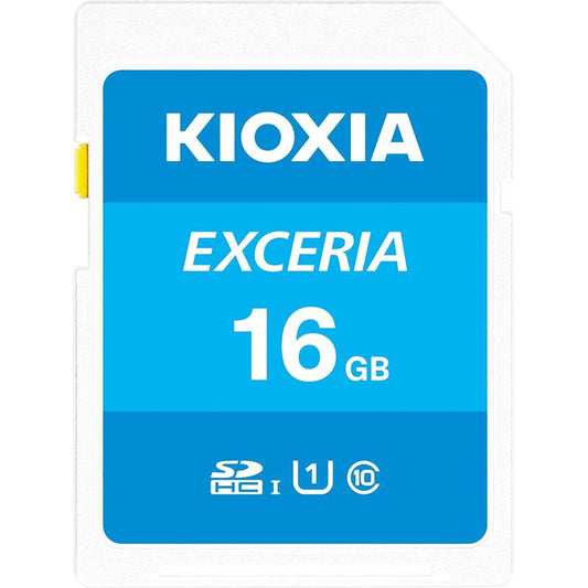 Kioxia Exceria SD Memory Card SDXC UHS-I U1 Class 10 Read 100MB/s - 16GB (LNEX1L016GG4)
