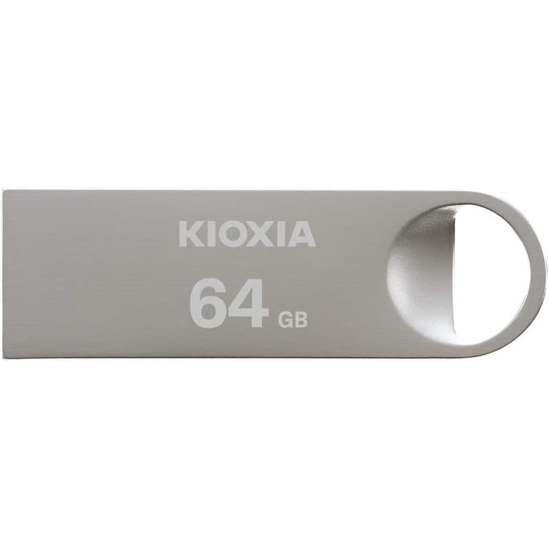 Kioxia U401 Metal TransMemory USB2.0 Flash Drive Portable Data Disk - 64GB (LU401S064GG4)