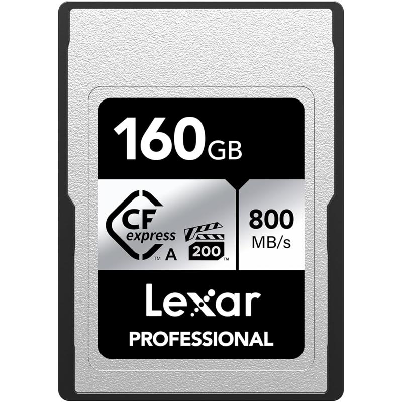 Lexar Professional CFexpress Type A Silver Series Memory Card - 160GB (LCAEXSL160G-RNENG)