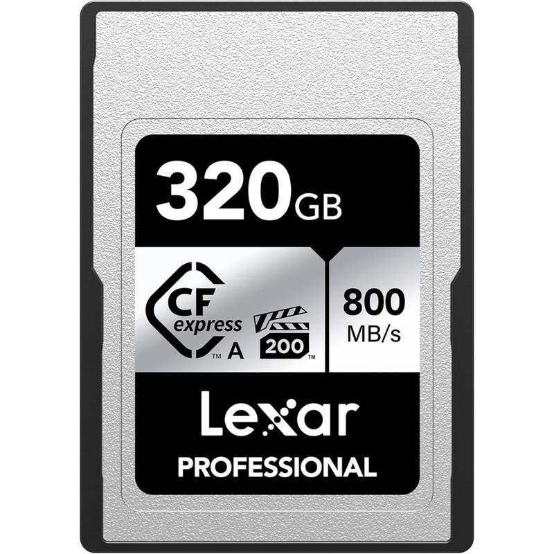 Lexar Professional CFexpress Type A Silver Series Memory Card - 320GB