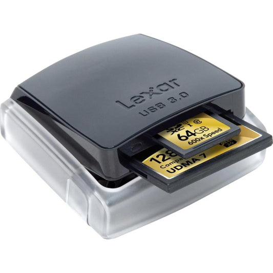 Lexar Professional USB 3.0 Dual-Slot Reader (LRW400URBAS)