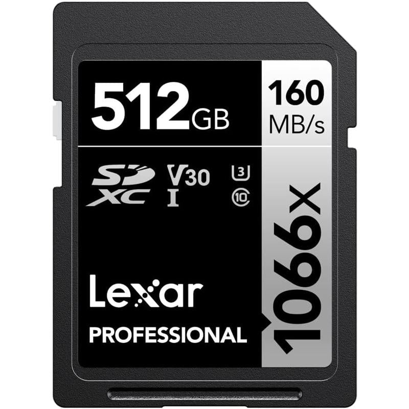 Lexar Professional 1066x SDXC UHS-I Card Silver Series - 512GB (LSD1066512G-BNNNG)