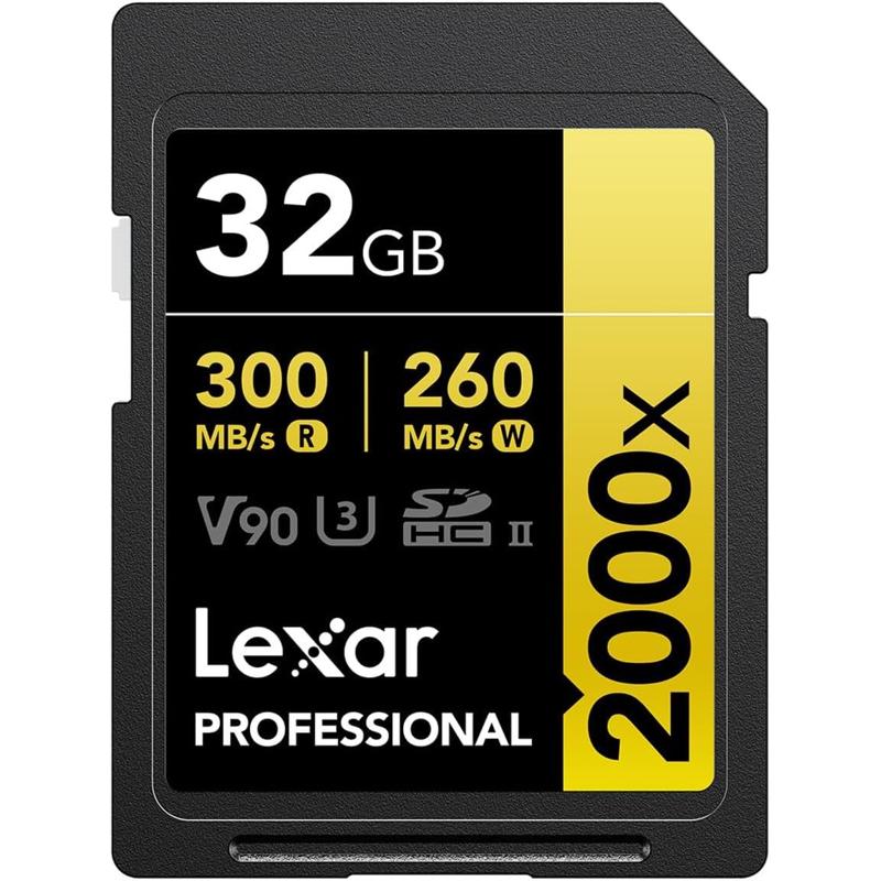 Lexar Professional 2000x SDHC UHS-II Card - 32GB (LSD2000032G-BNNNG)