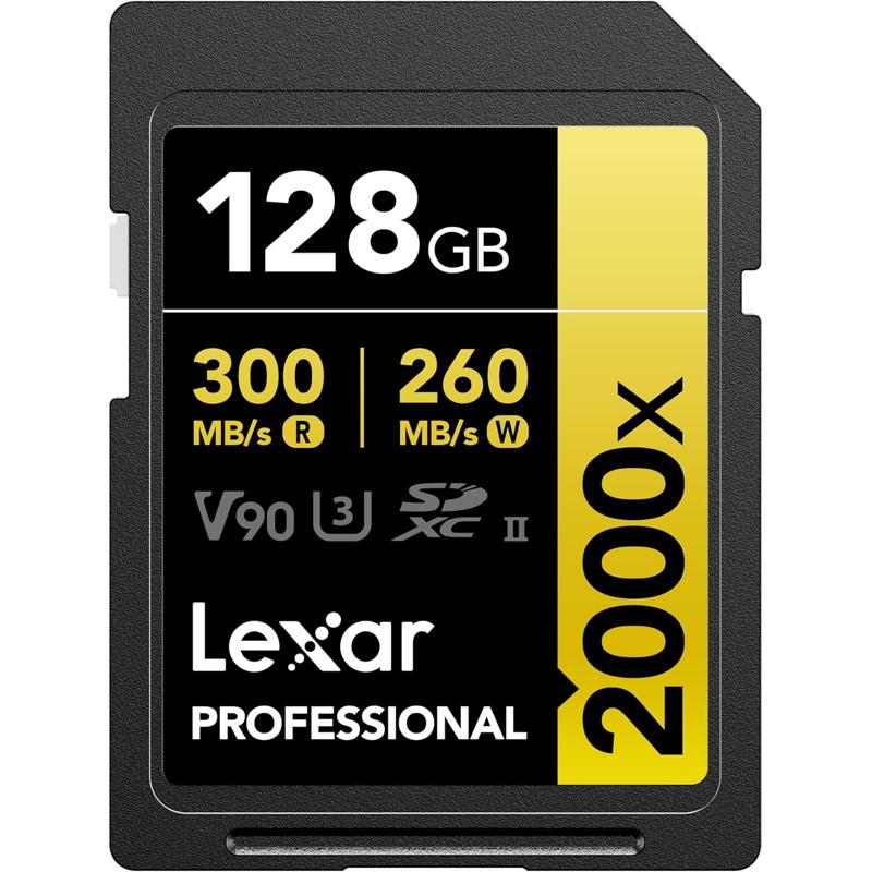 Lexar Professional 2000x SDHC UHS-II Card - 128GB