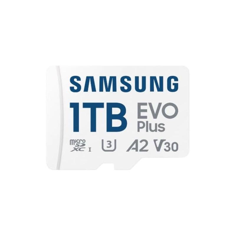 Samsung EVO Plus w/SD Adaptor Micro SDXC - 1TB (SAM-MB-MC1T0SA/EU-S)