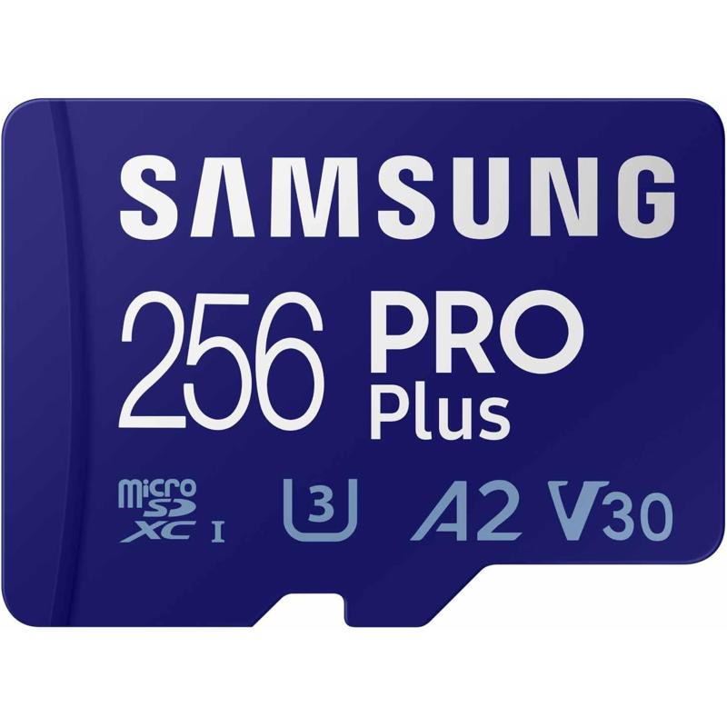 Samsung PRO Plus microSD Memory Card with Adapter - 256GB (SAM-MB-MD256SA/AM-S)