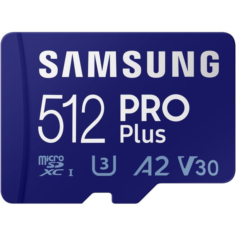 Samsung PRO Plus microSD Memory Card with Adapter - 512GB (SAM-MB-MD512KB/WW-S)