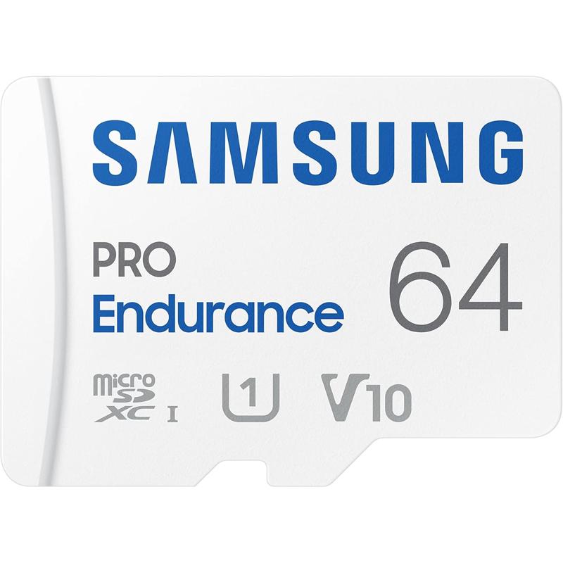 Samsung PRO Endurance microSDHC UHS-I U1 100MB/s Video Monitoring - 64GB (SAM-MB-MJ64KA/EU-S)