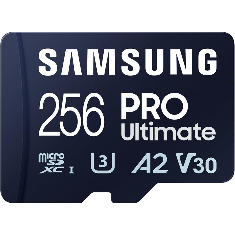 Samsung PRO Ultimate microSD Card with Adapter - 256GB (SAM-MB-MY256SA/WW-S)