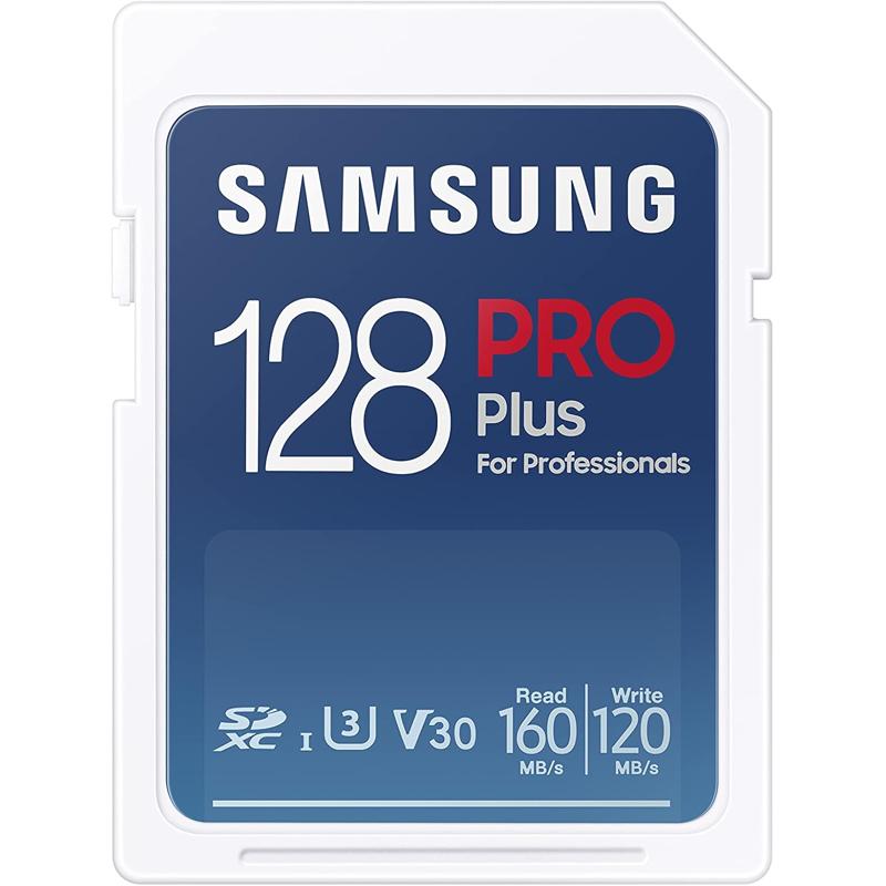 Samsung PRO Plus Full Size SDXC Memory Card - 128GB (SAM-MB-SD128K/AM-S)