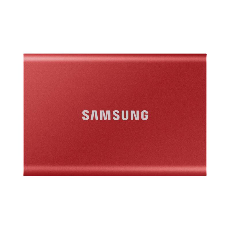 Samsung T7 External SSD - Red / 500GB, Red / 1TB, Red / 2TB (SAM-MU-PC1T0R/WW-L)