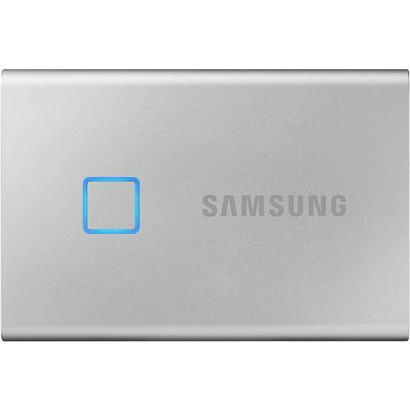 Samsung T7 Touch Portable SSD - Silver / 500GB, Silver / 1TB, Silver / 2TB (SAM-MU-PC1T0S/WW-L)