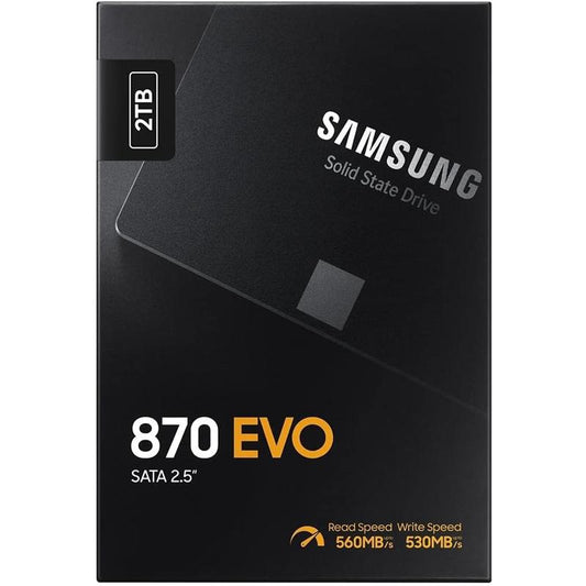 Samsung SSD 870 EVO Form Factor 2.5 Inch (SAM-MZ-77E2T0B/EU-L)