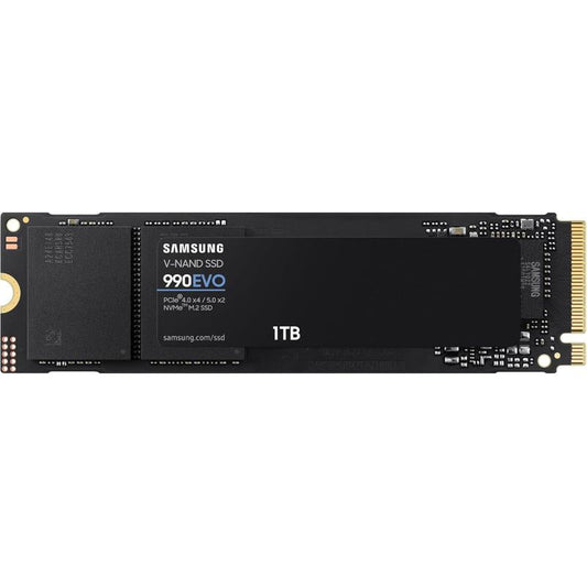 Samsung 990 EVO SSD PCIe 5.0 x2 M.2 2280 - 1TB (SAM-MZ-V9E1T0BW-L)