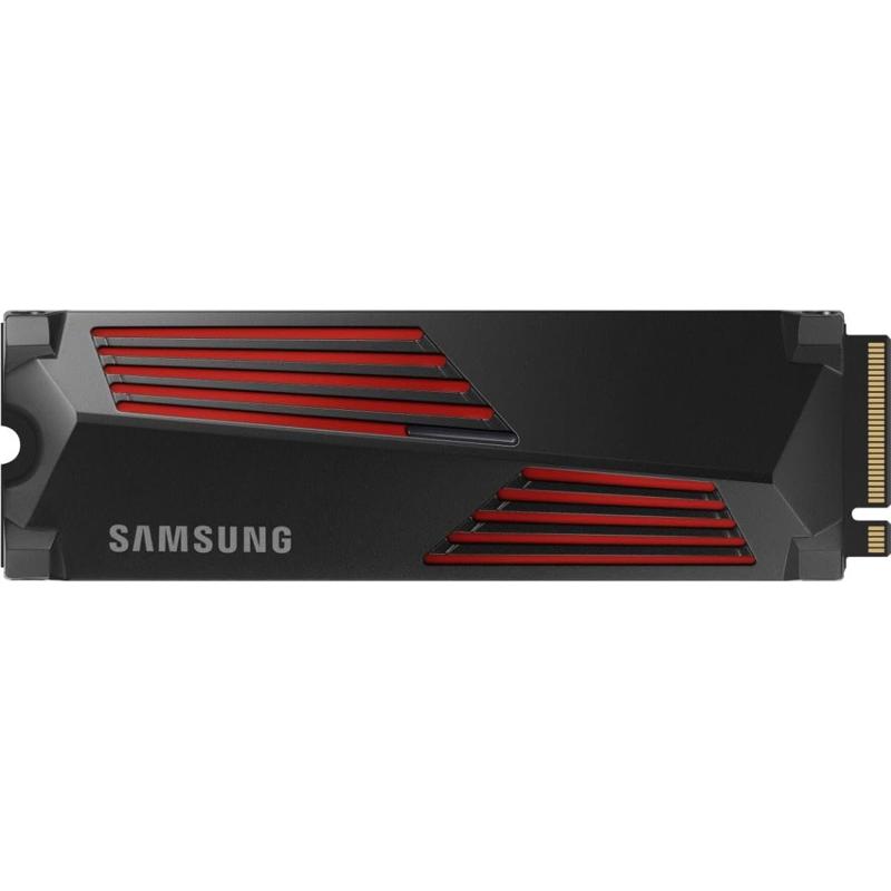Samsung 990 PRO Heatsink NVMe M.2 SSD with Heat Sink PCIe 4.0 - 1TB / 2TB / 4TB (MZ-V9P2T0CW)