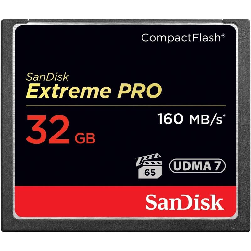 SanDisk Extreme PRO CompactFlash Memory Card UDMA 7 Speed - 32GB (SDCFXPS-032G-X46)